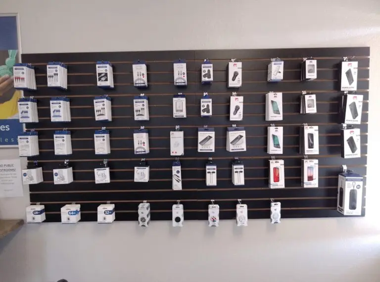 Inside the EASY Wireless phone store on East Jackson Street in Hugo, Oklahoma