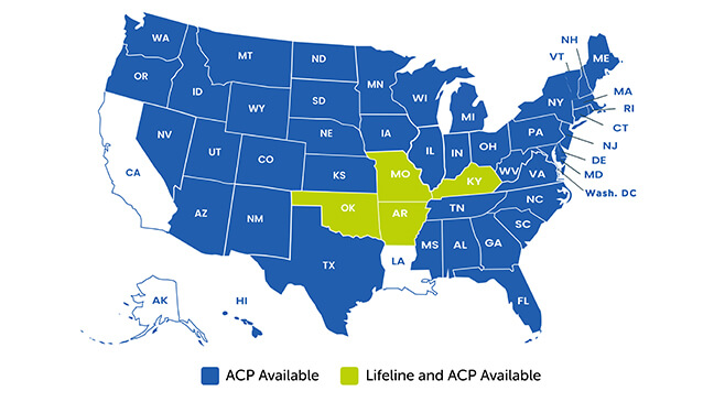 EASY Wireless Lifeline ACP State Map